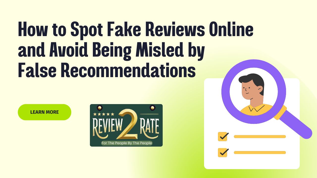 How to Spot Fake Reviews Online and Avoid Being Misled by False Recommendations